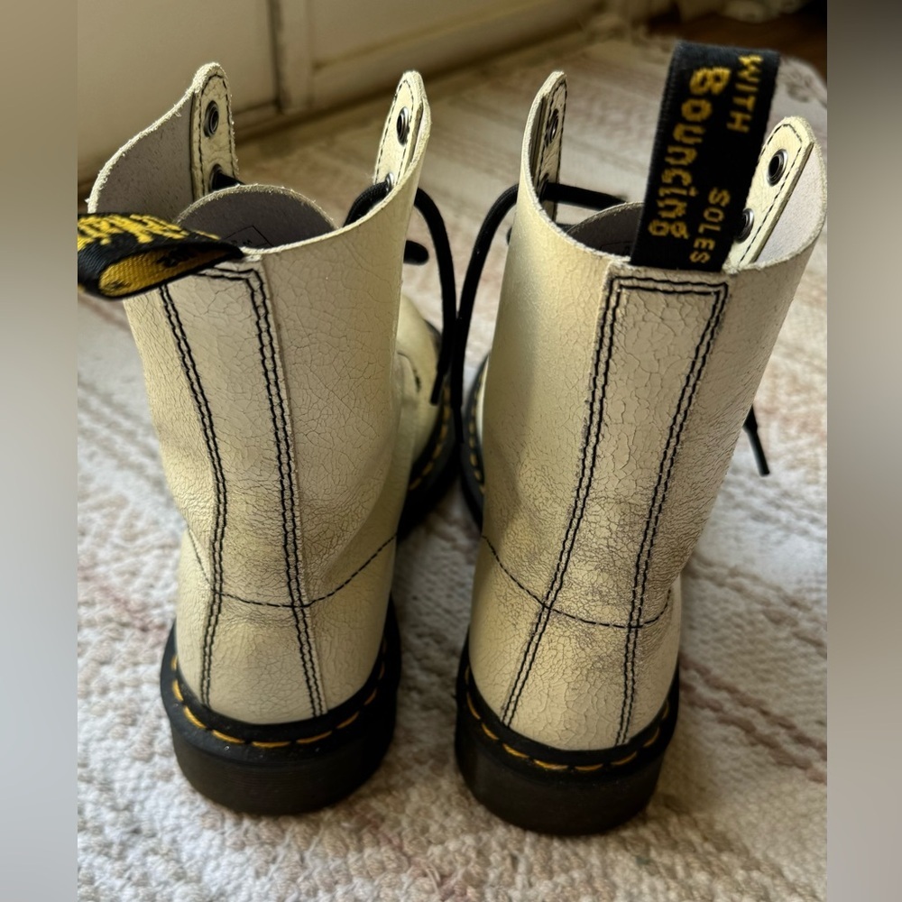 Dr. Martens 1460 Pascal Putty + Grey US size 7 cristal suede - Picture 5 of 10